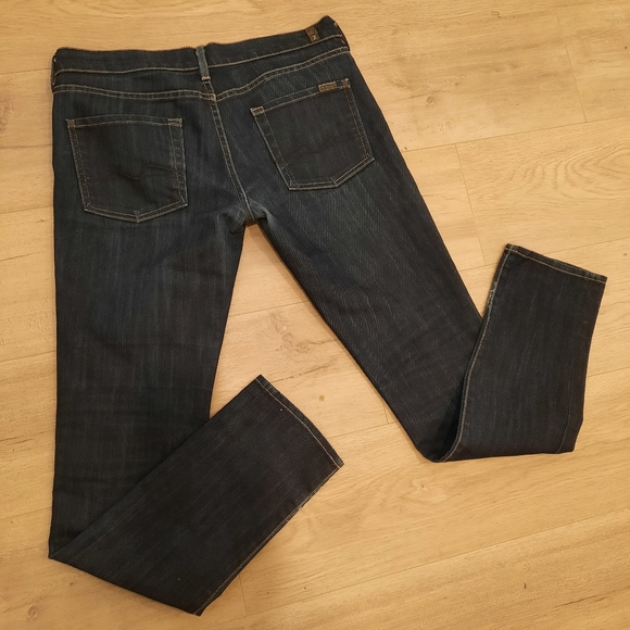 7 for all mankind skinny jeans pant - Picture 5 of 9